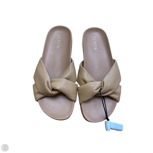 Sandals Flats By J. Crew In Beige, Size: 7