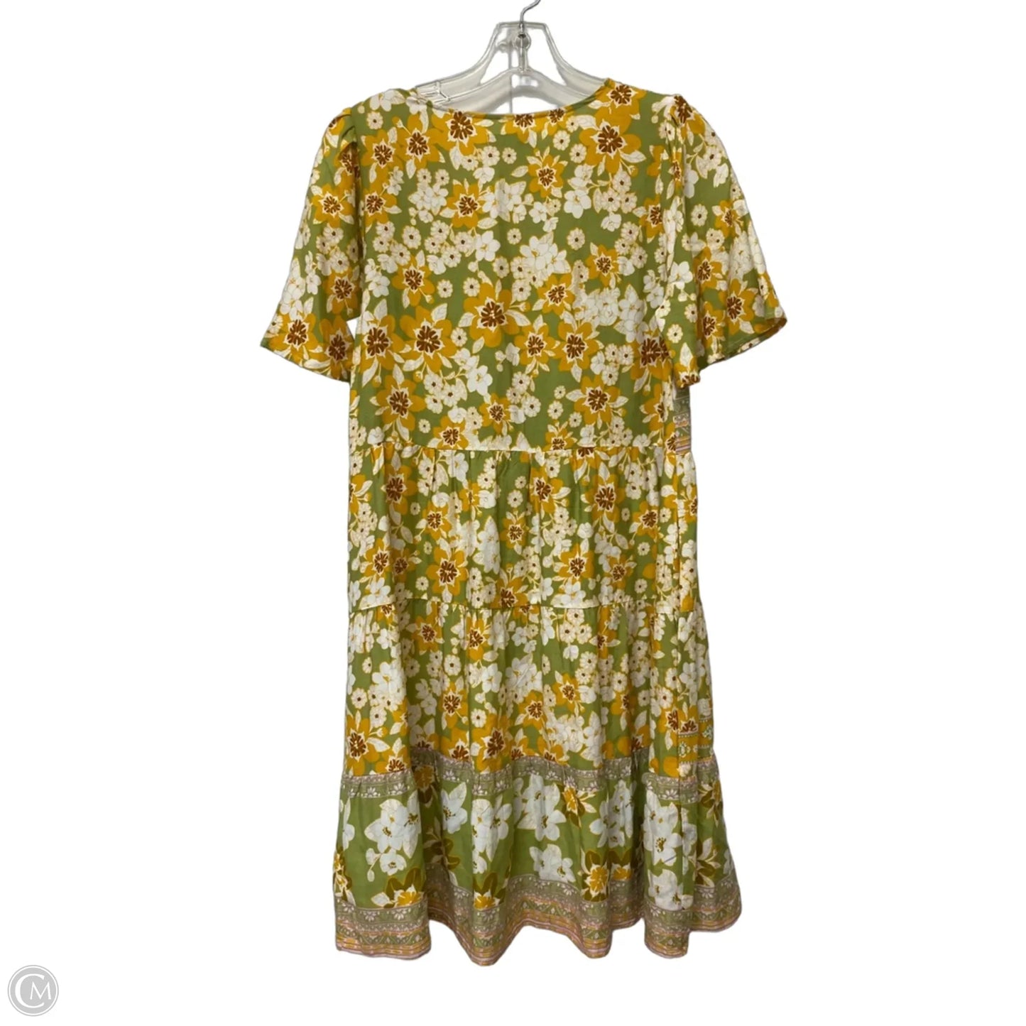 Dress Casual Short By Polygram In Floral Print, Size: S