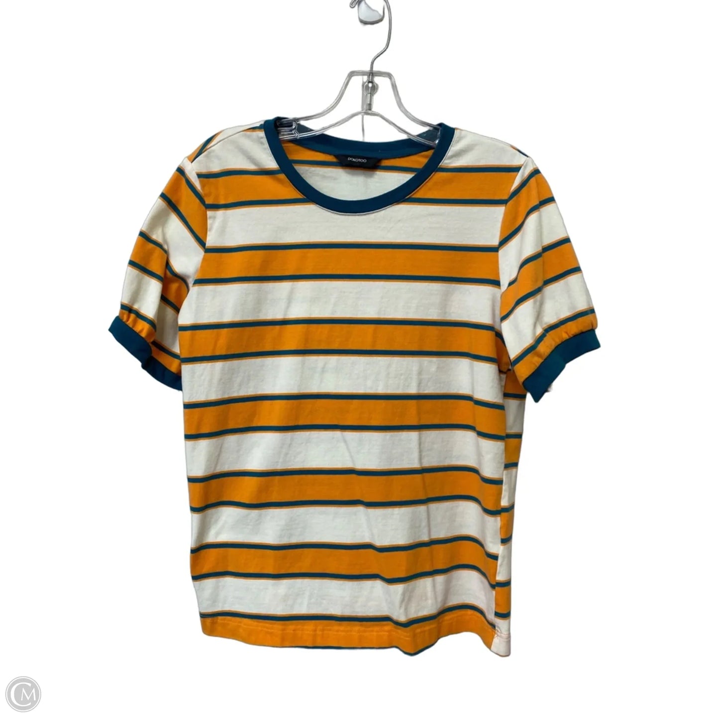 Top Short Sleeve By Dokotoo In Orange, Size: M