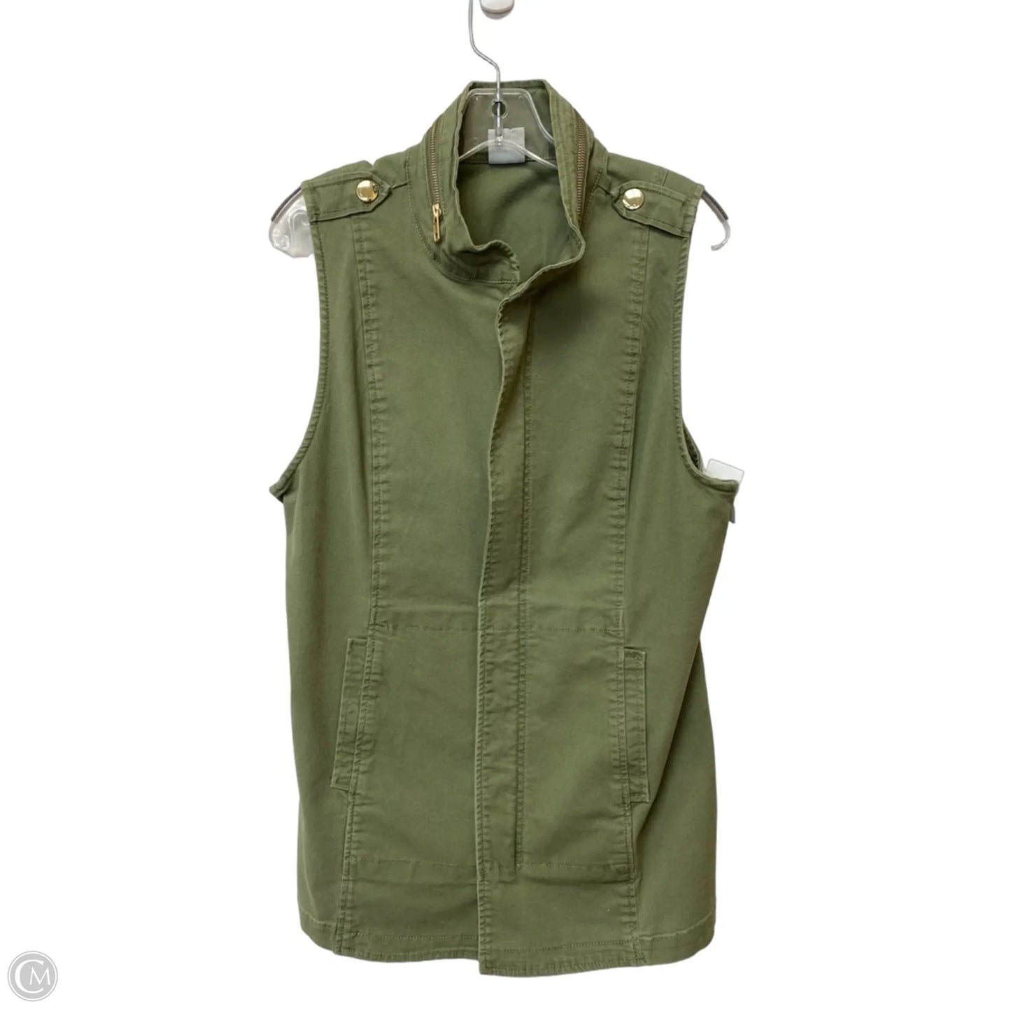 Vest Other By Cabi In Green, Size: M
