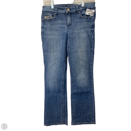 Jeans Boot Cut By White House Black Market In Blue Denim, Size: 2