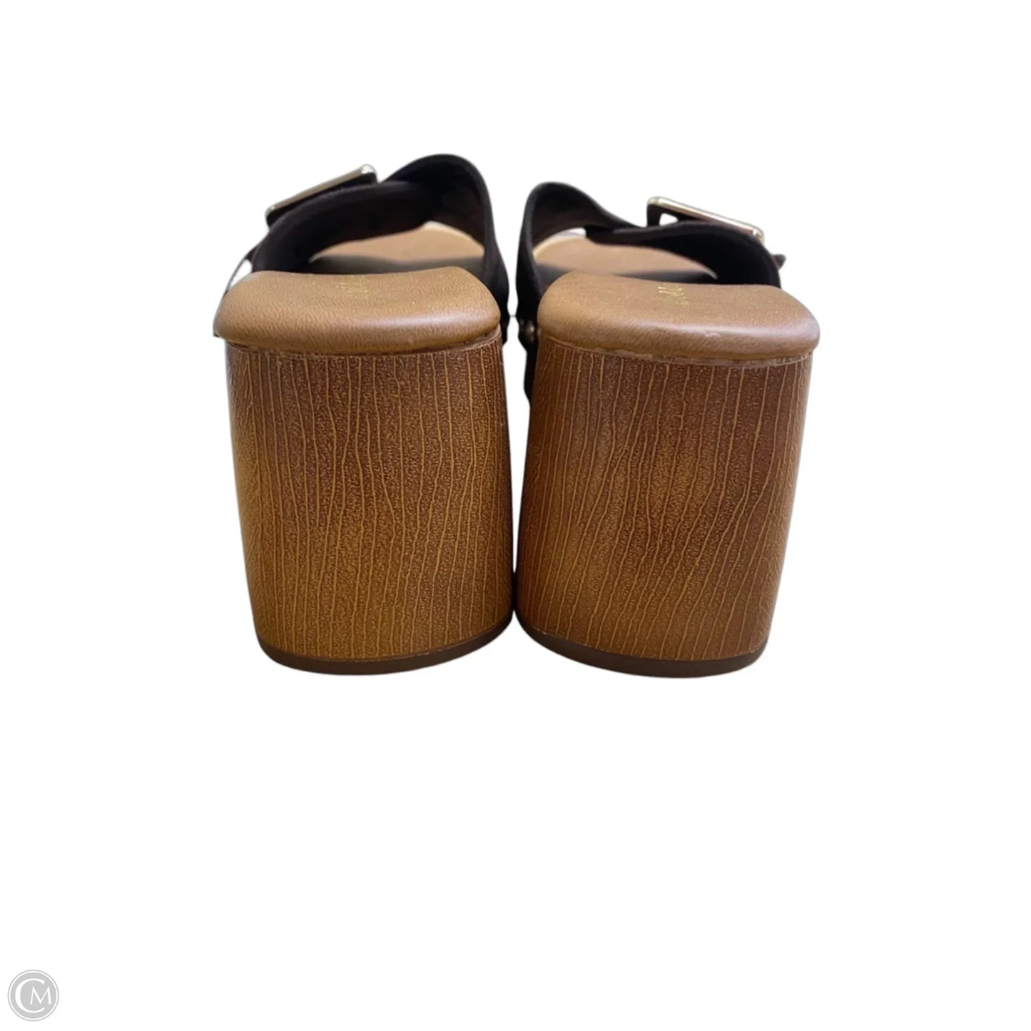 Sandals Heels Platform By Madden Girl In Brown, Size: 6