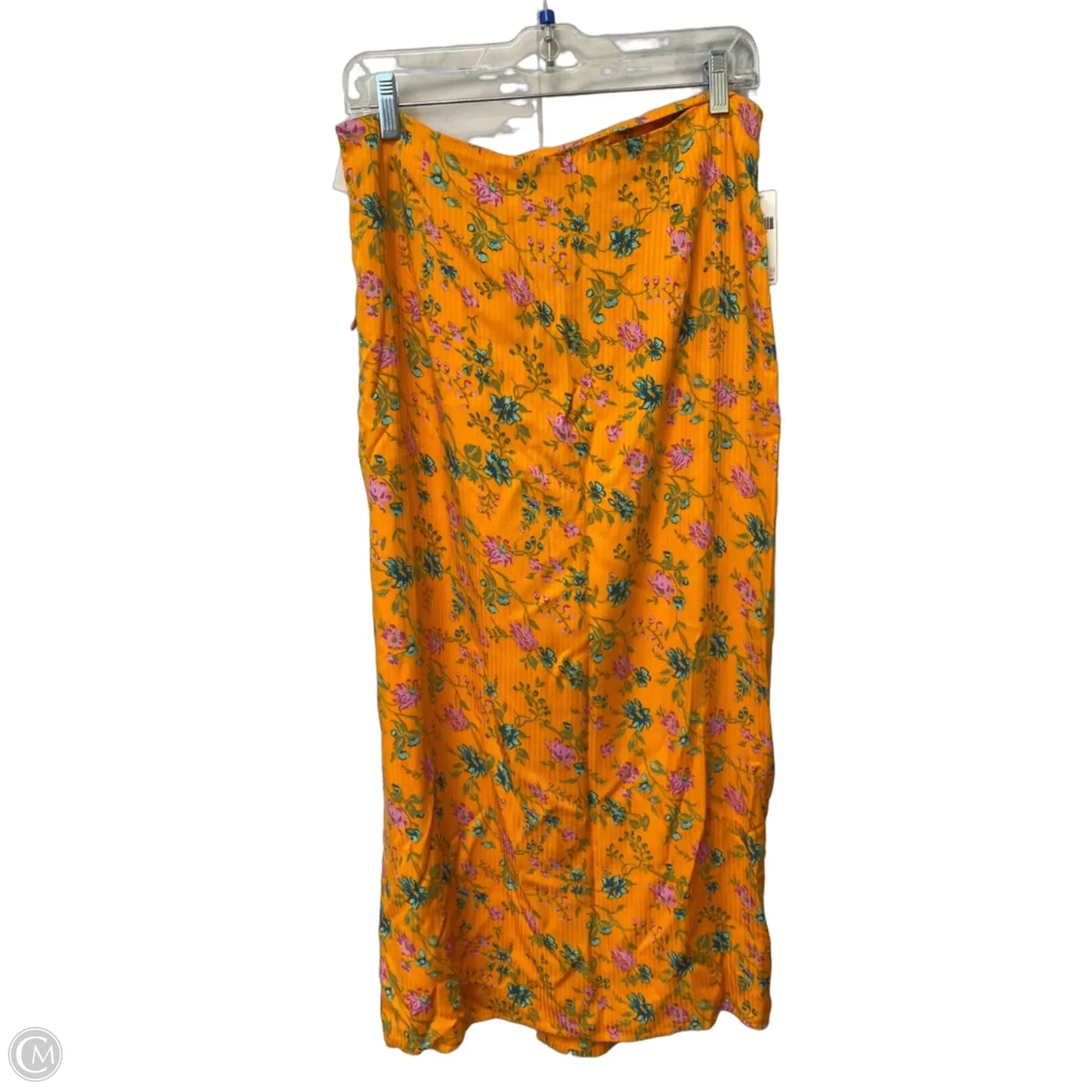 Skirt Maxi By Anthropologie In Yellow, Size: 12