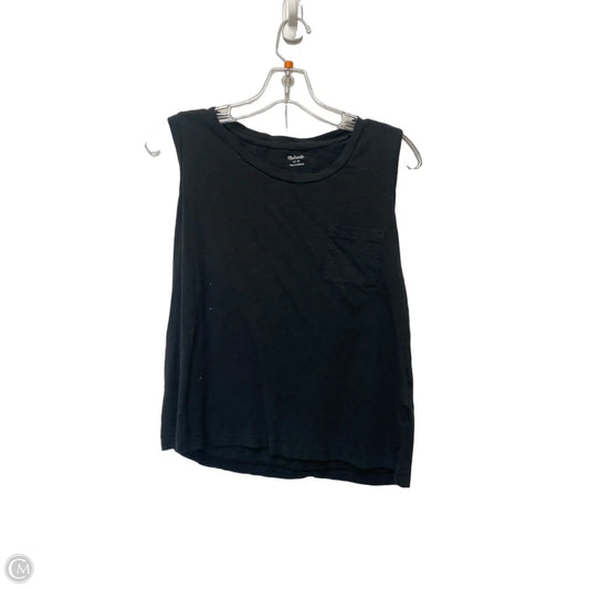 Top Sleeveless By Madewell In Black, Size: M