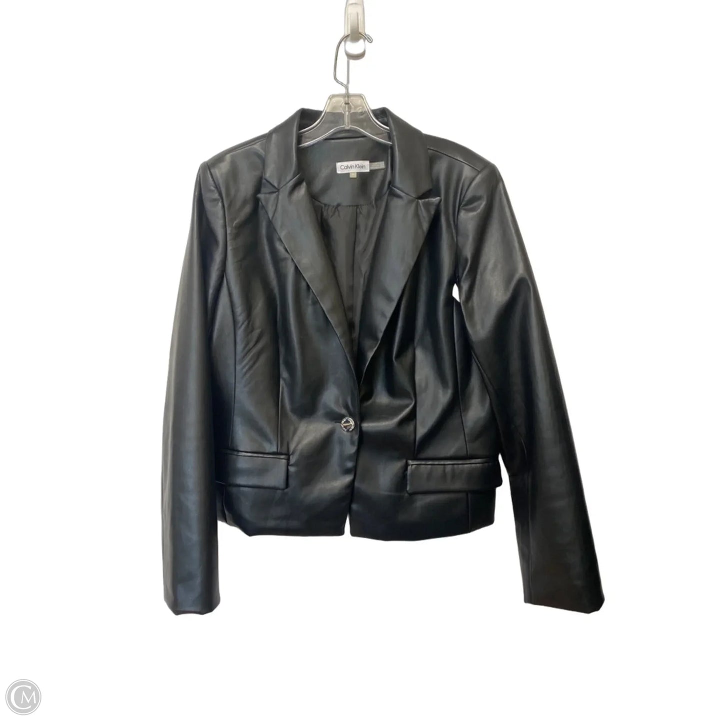Blazer By Calvin Klein In Black, Size: 16
