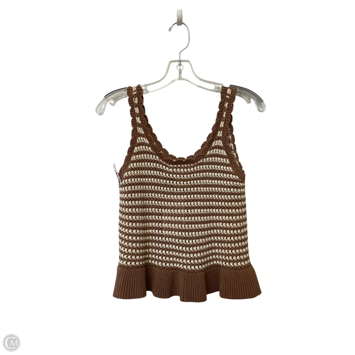 Top Sleeveless By Sincerely Jules In Brown, Size: M