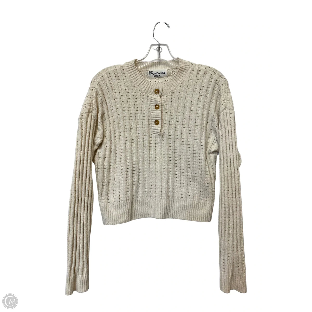 Sweater By No Boundaries In Cream, Size: S