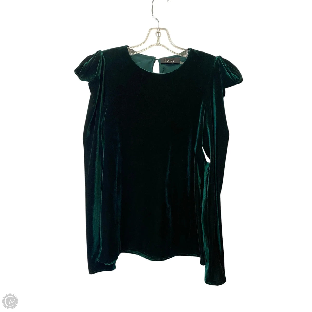 Top Long Sleeve By Do + Be In Green, Size: S