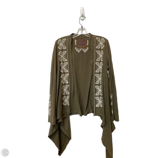 Cardigan By Johnny Was In Green, Size: M