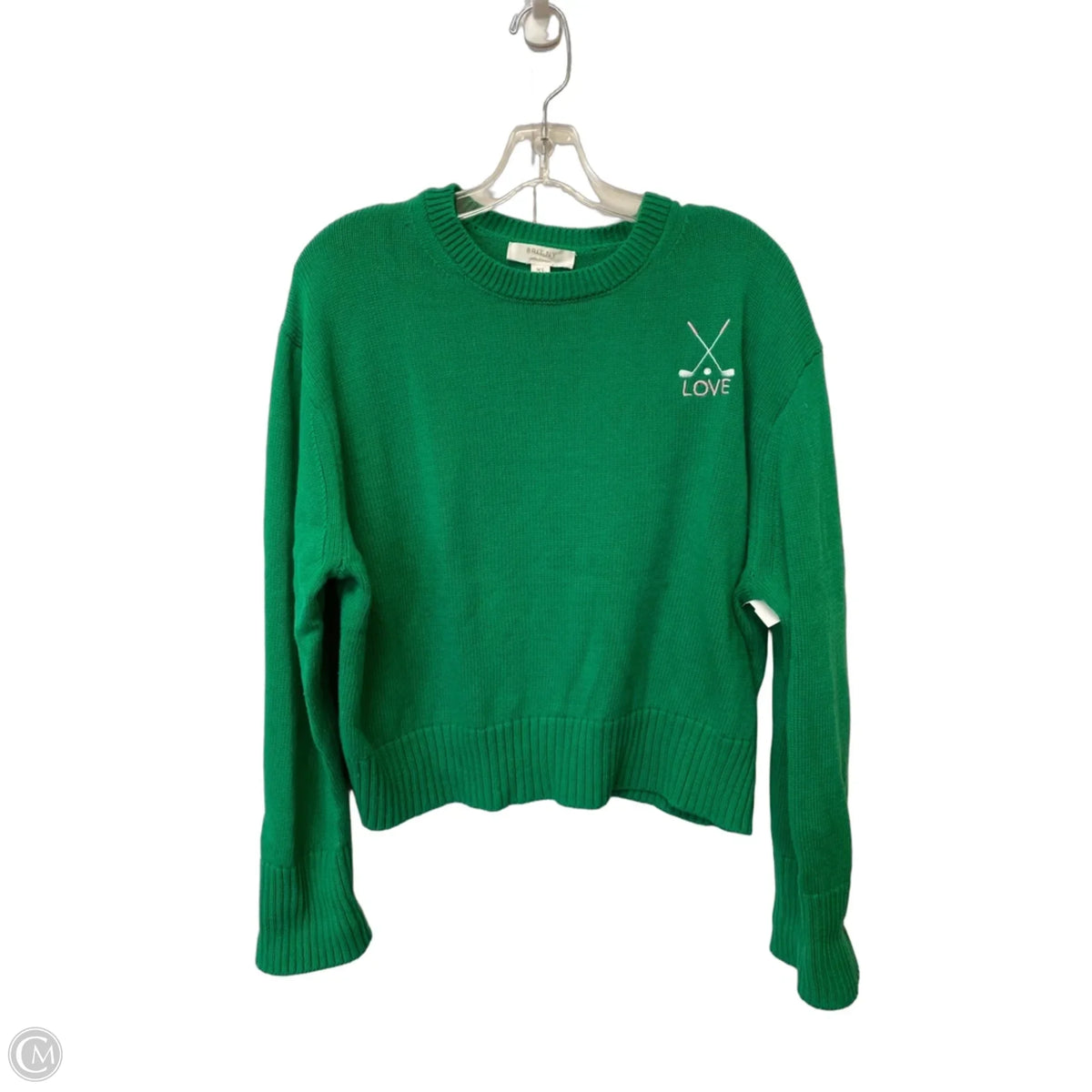 Sweater By Clothes Mentor In Green, Size: Xl