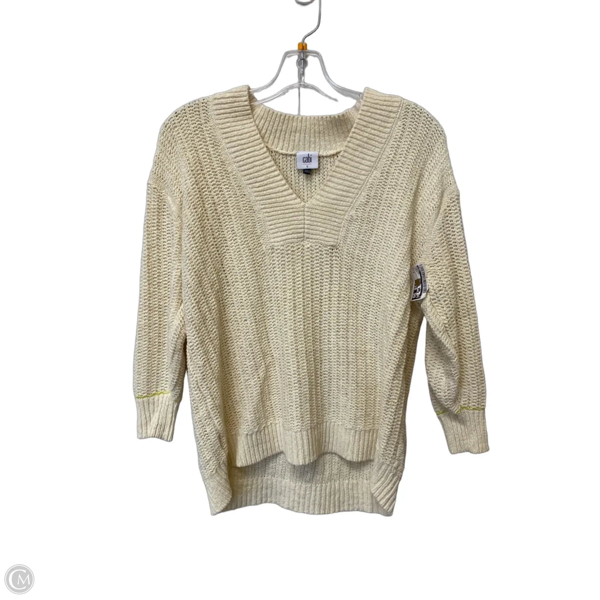 Sweater By Cabi In Cream, Size: S
