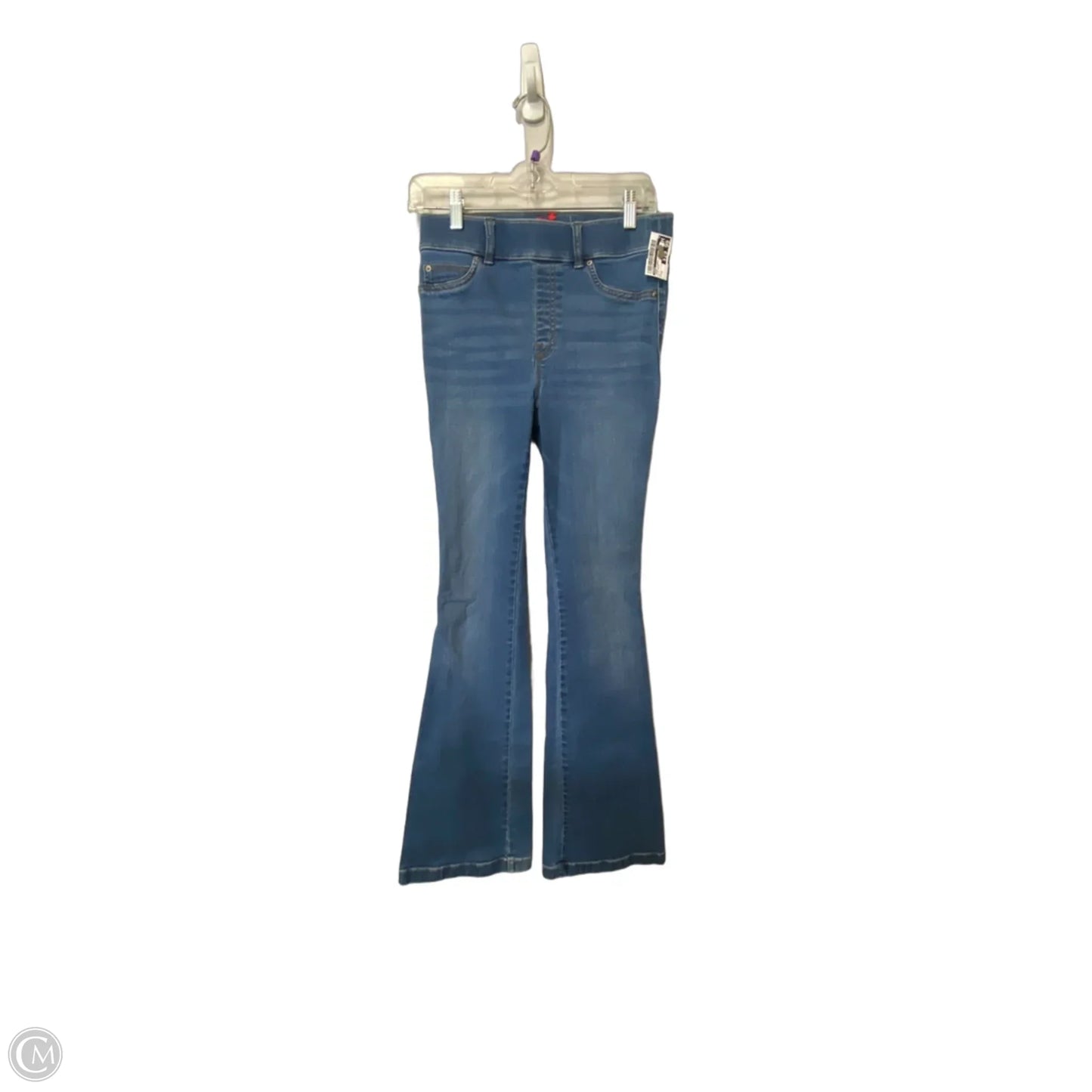 Jeans Flared By Spanx In Blue Denim, Size: S