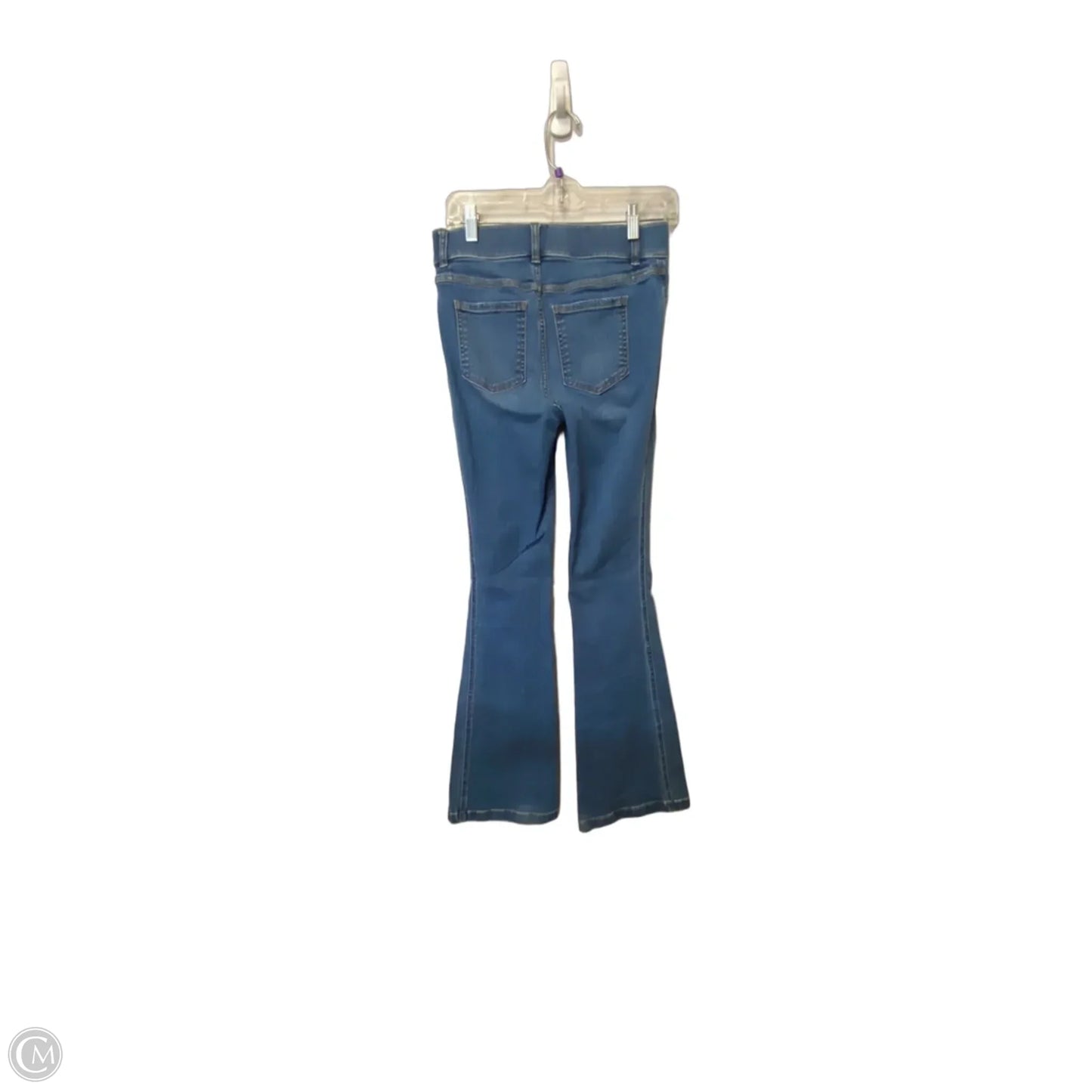 Jeans Flared By Spanx In Blue Denim, Size: S