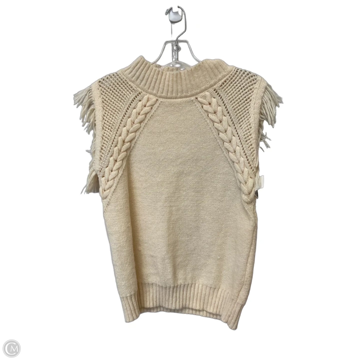 Sweater Short Sleeve By &merci In Cream, Size: S