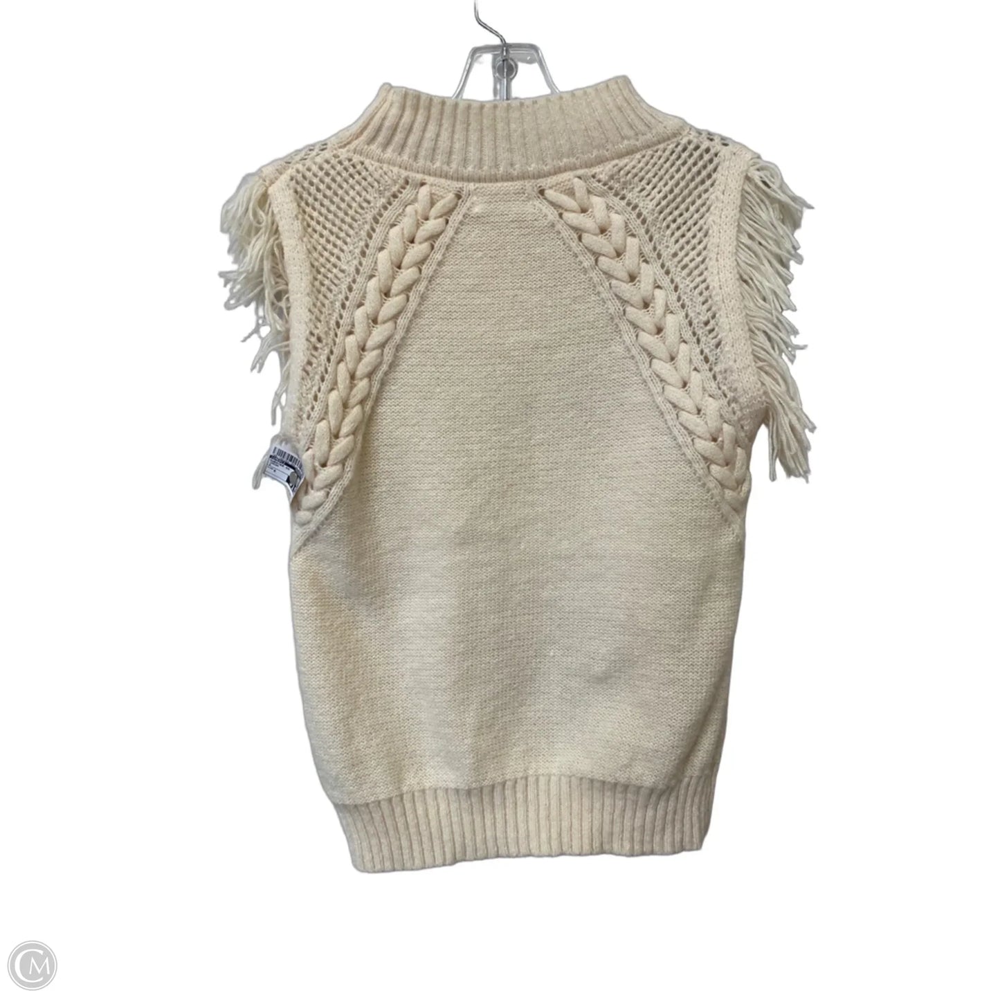 Sweater Short Sleeve By &merci In Cream, Size: S