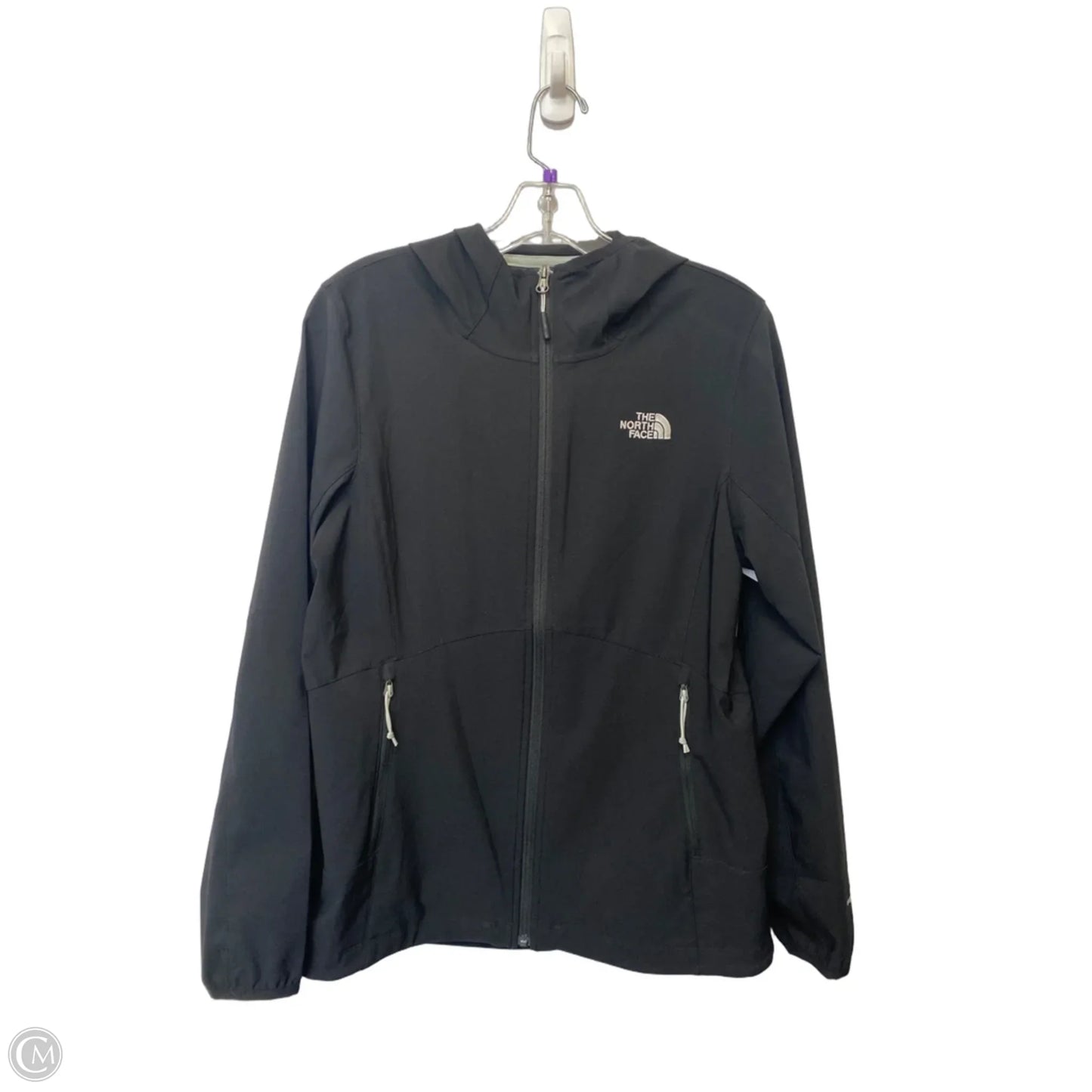 Jacket Windbreaker By The North Face In Black, Size: M