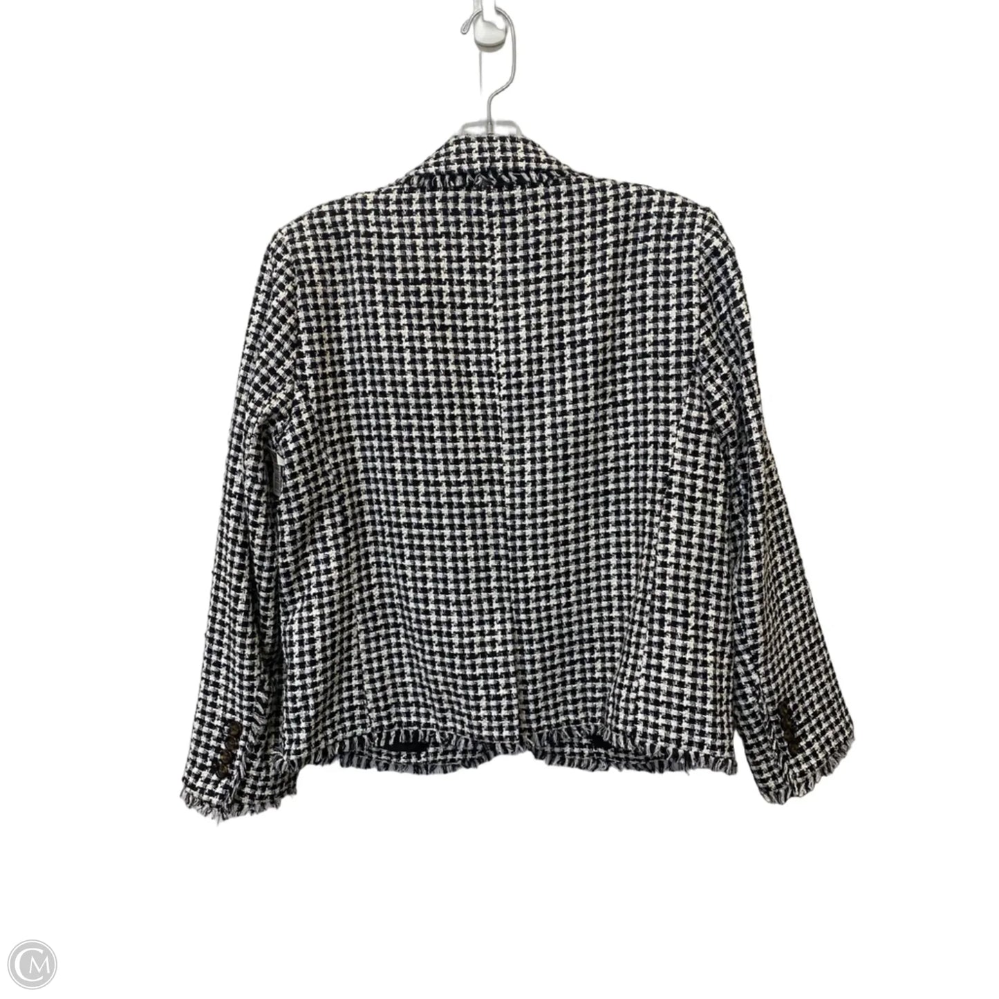 Blazer By Ann Taylor In Black & White, Size: 10