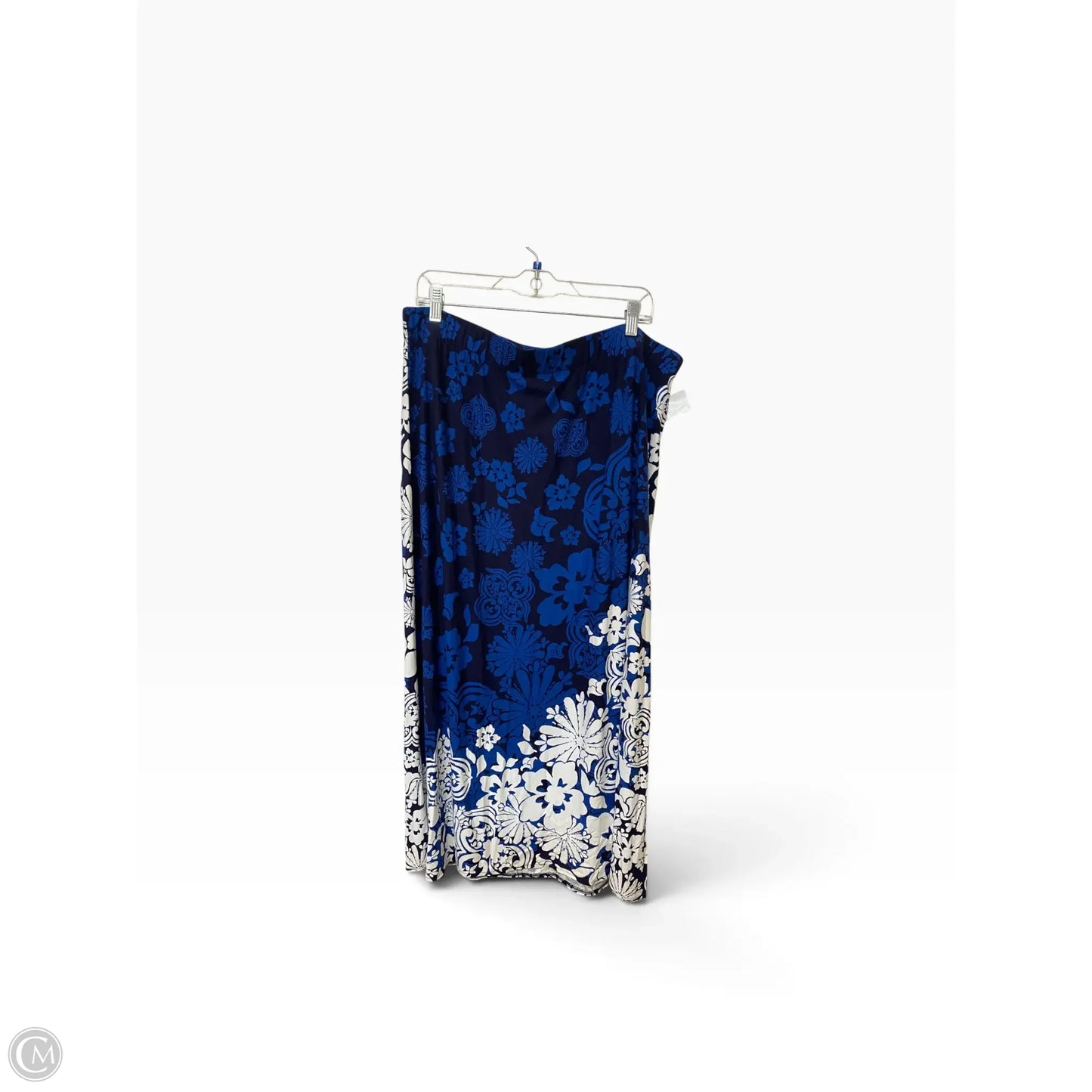 Skirt Maxi By Chicos In Blue, Size: L