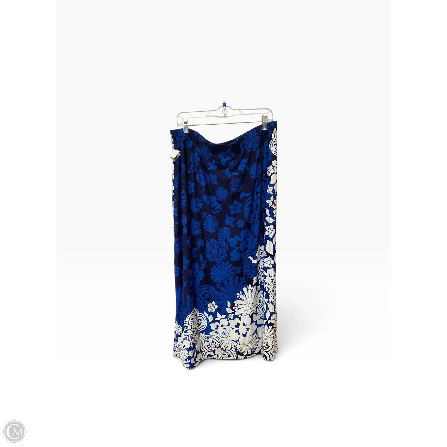 Skirt Maxi By Chicos In Blue, Size: L