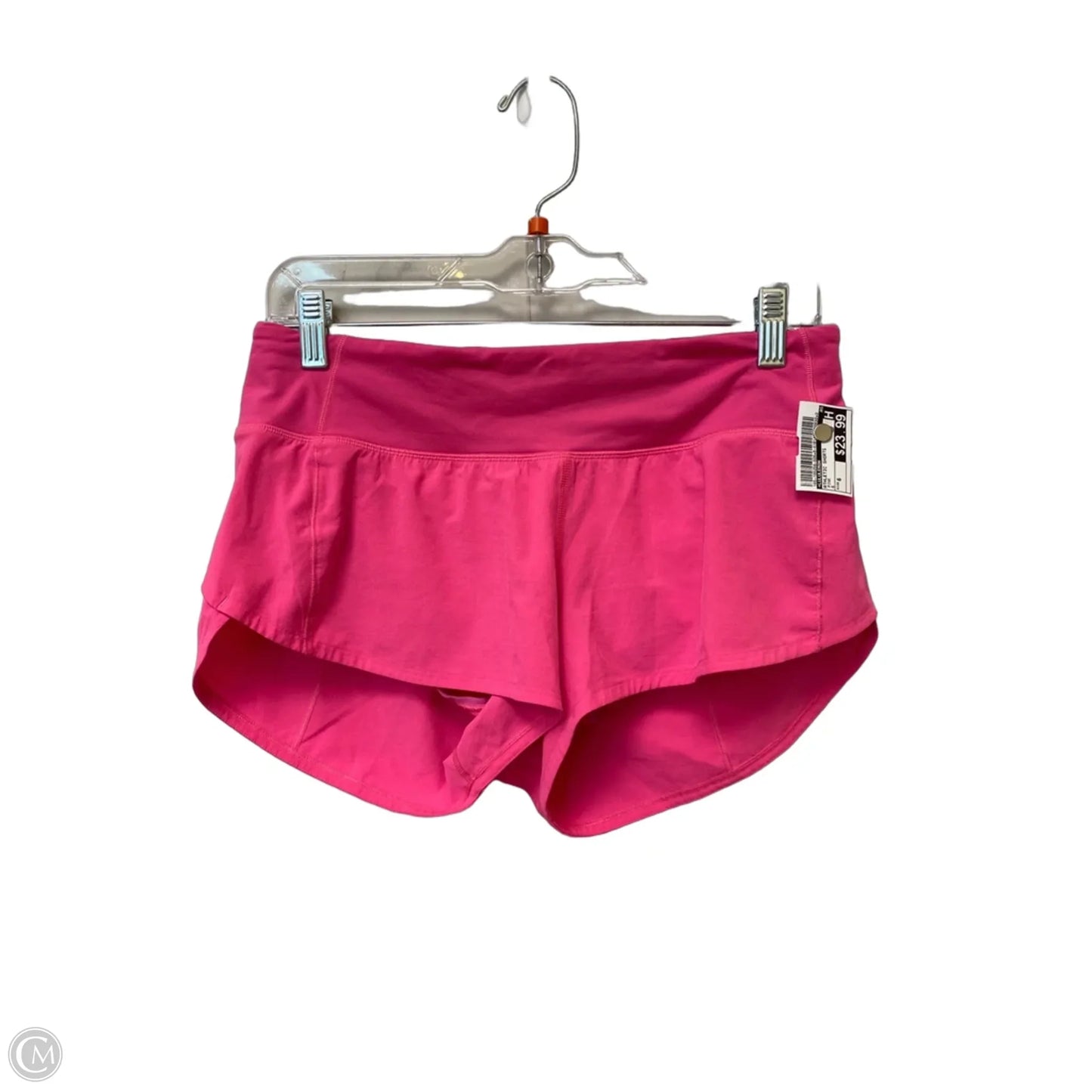 Athletic Shorts By Lululemon In Pink, Size: 6