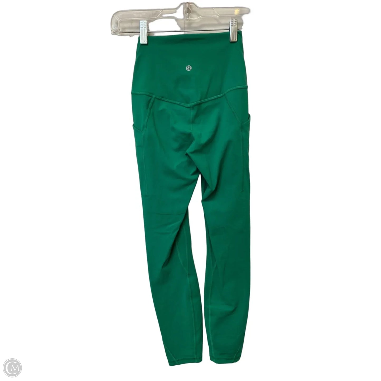 Athletic Leggings By Lululemon In Green, Size: 2