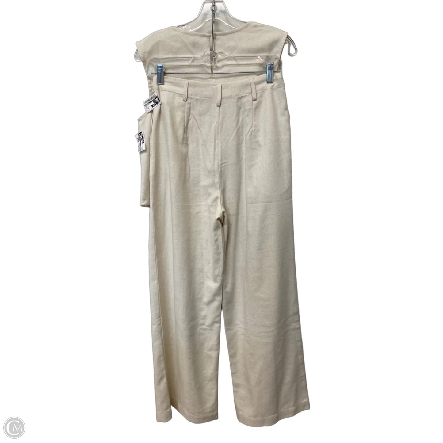 Pants Set 2pc By Commense In Cream, Size: Xs