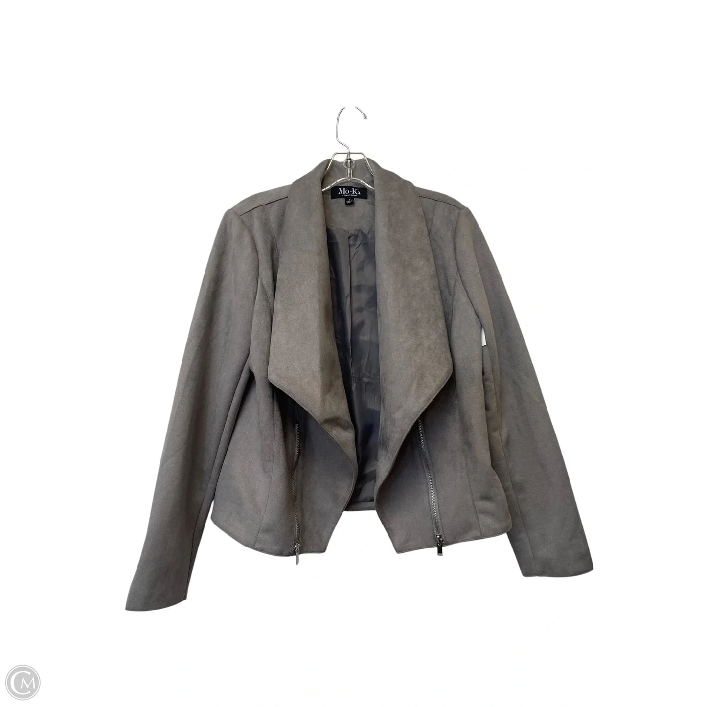 Blazer By Clothes Mentor In Grey, Size: S