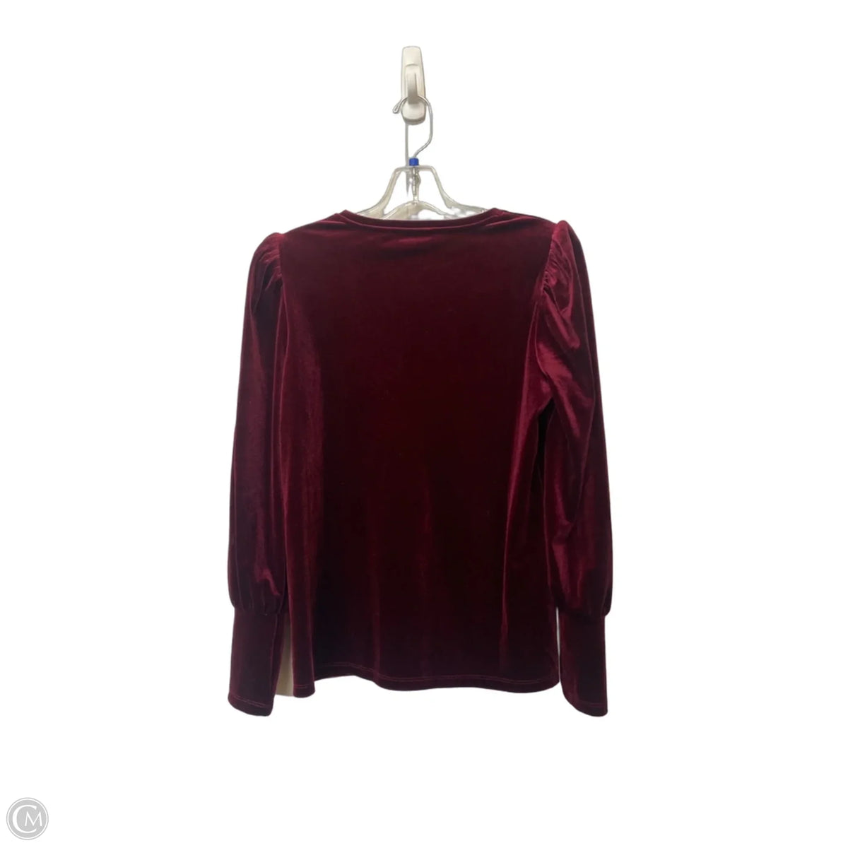 Top Long Sleeve By Chicos In Maroon, Size: 0