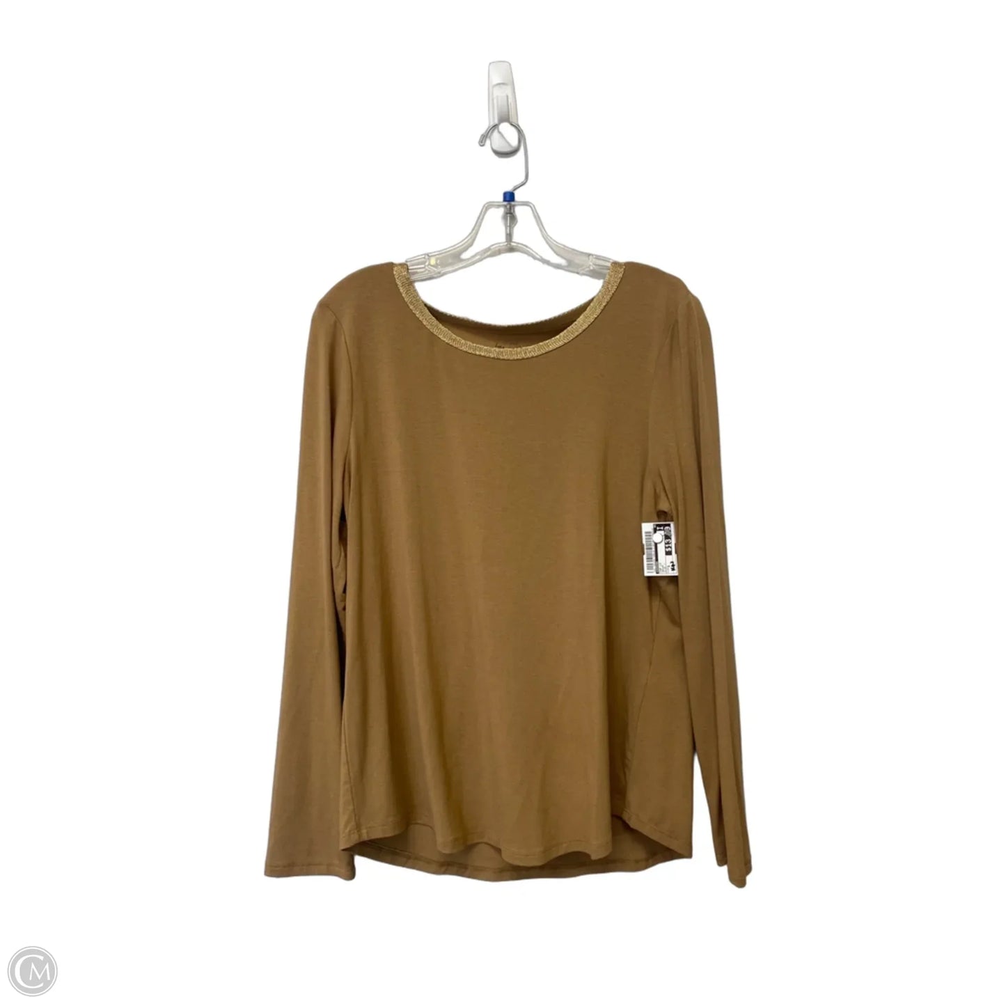 Top Long Sleeve By Chicos In Brown, Size: S