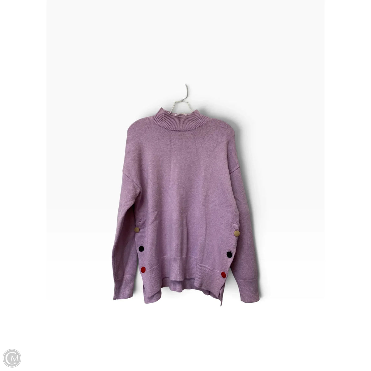 Sweater By Philosophy In Purple, Size: L