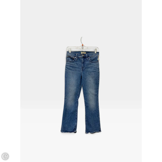 Jeans Boot Cut By Madewell In Blue Denim, Size: 4