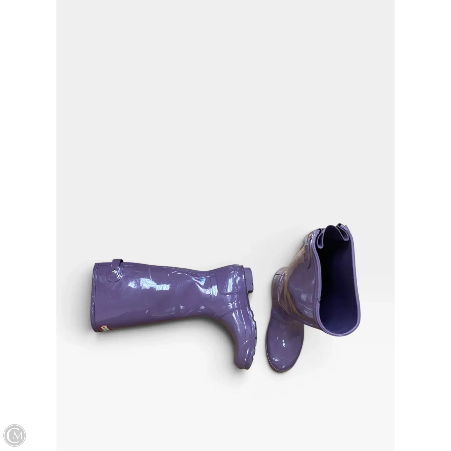Boots Rain By Hunter In Purple, Size: 7