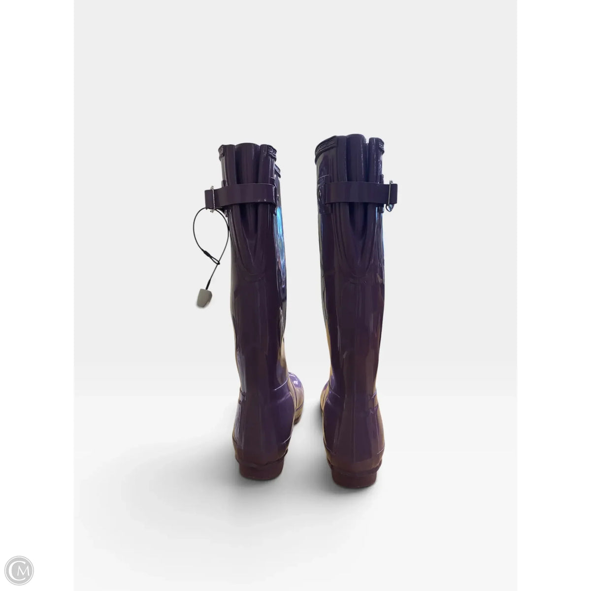 Boots Rain By Hunter In Purple, Size: 7