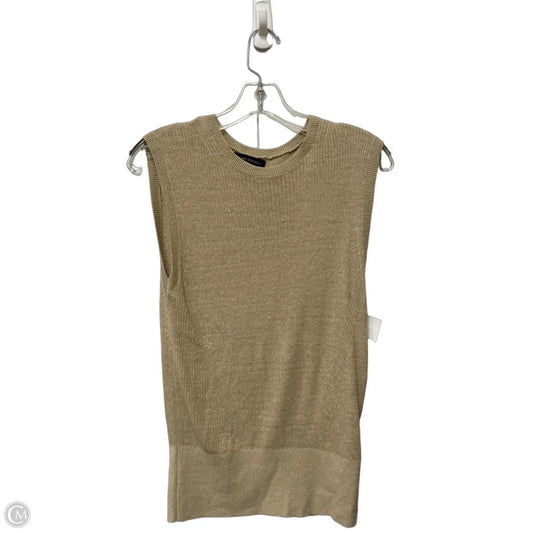 Top Sleeveless By Banana Republic In Tan, Size: Xs