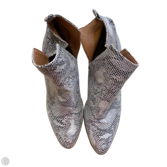 Boots Ankle Heels By White Mountain In Grey, Size: 10