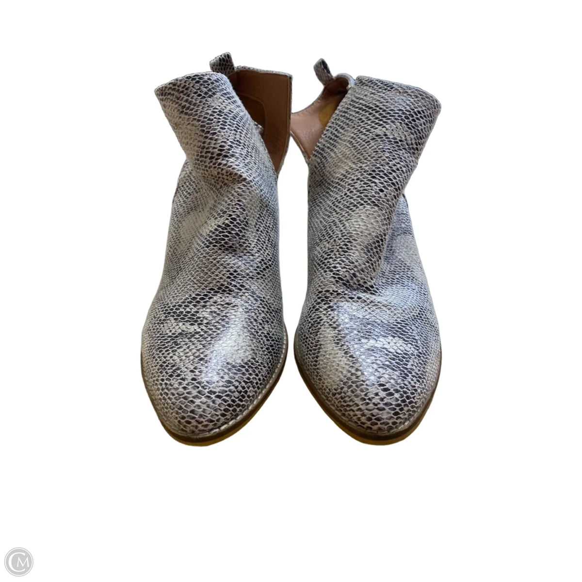 Boots Ankle Heels By White Mountain In Grey, Size: 10