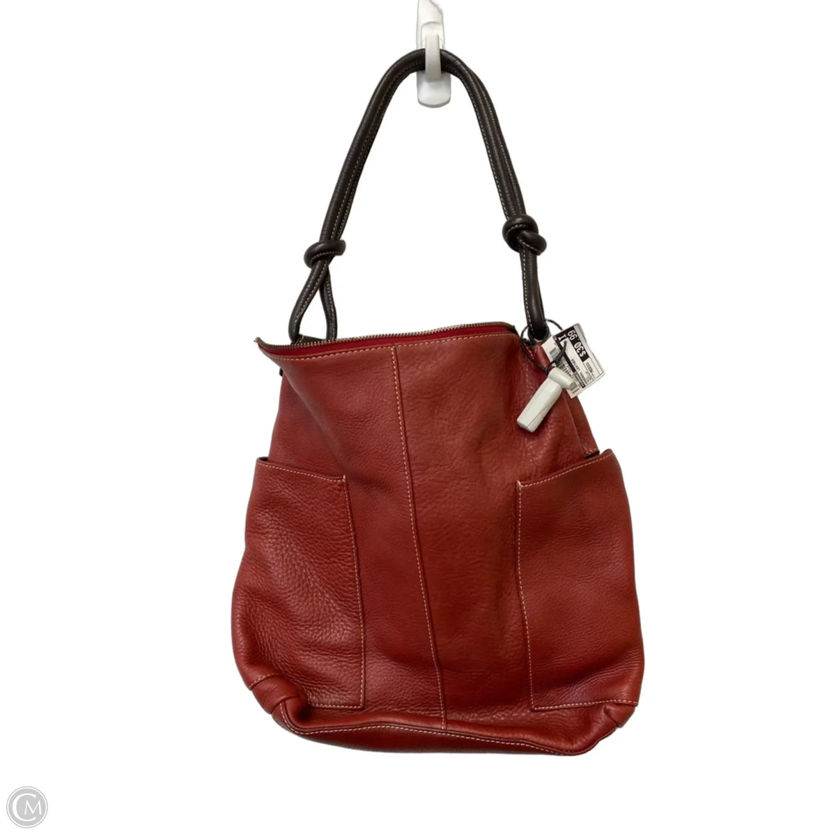 Handbag Leather By Sundance, Size: Medium