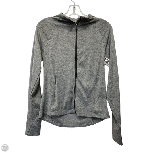 Athletic Jacket By Rbx In Grey, Size: M