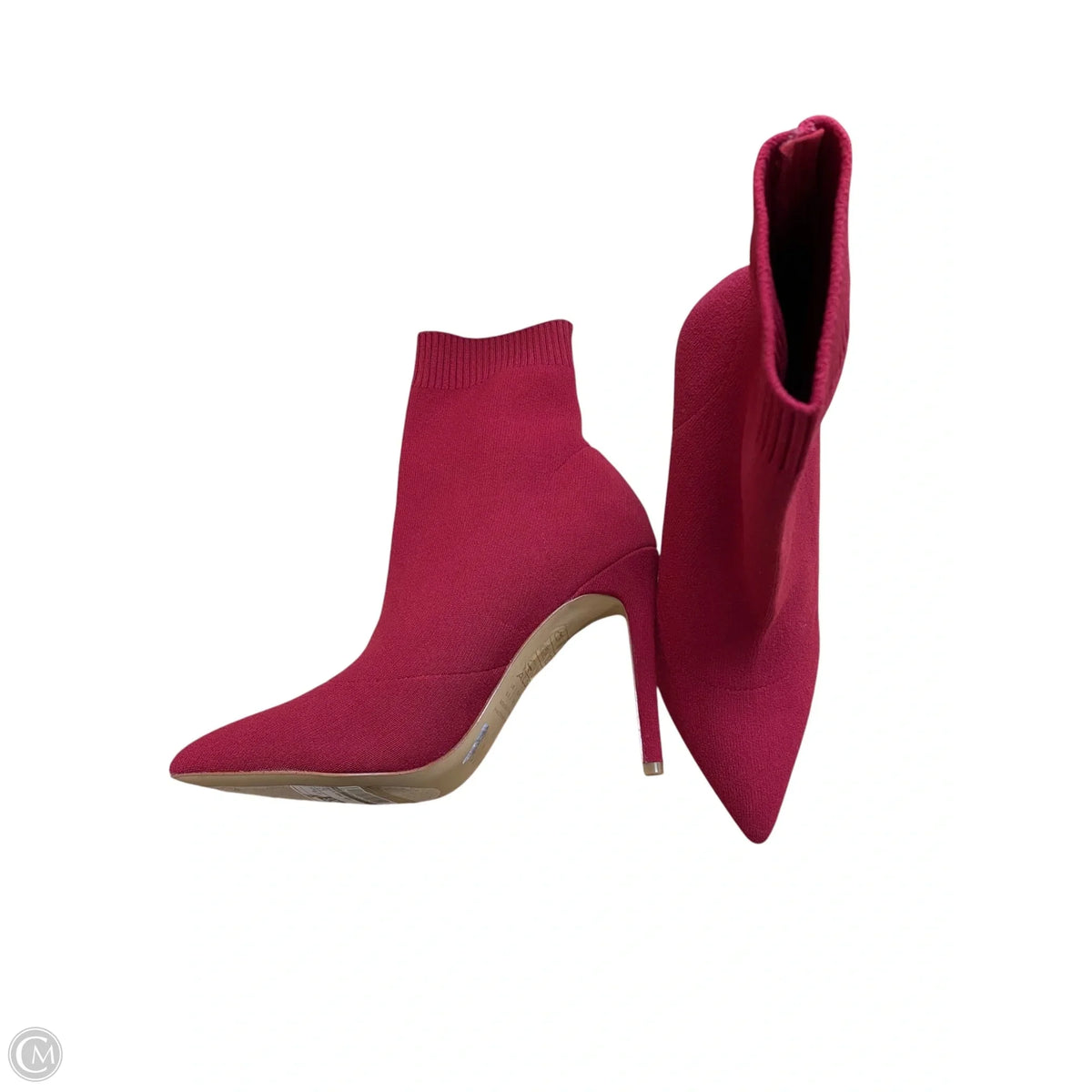 Boots Ankle Heels By Aldo In Red, Size: 8.5