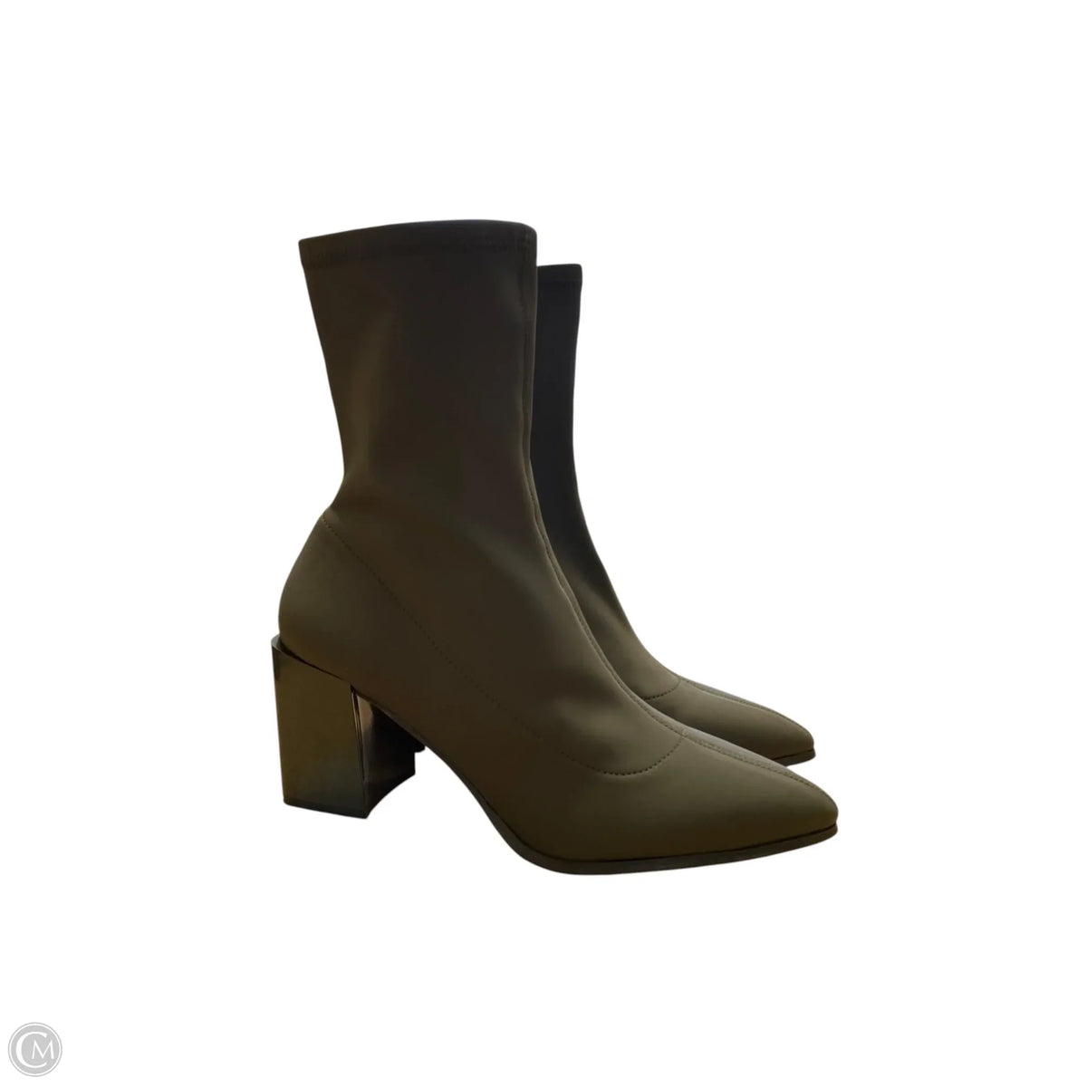 Boots Ankle Heels By Aldo In Green, Size: 9