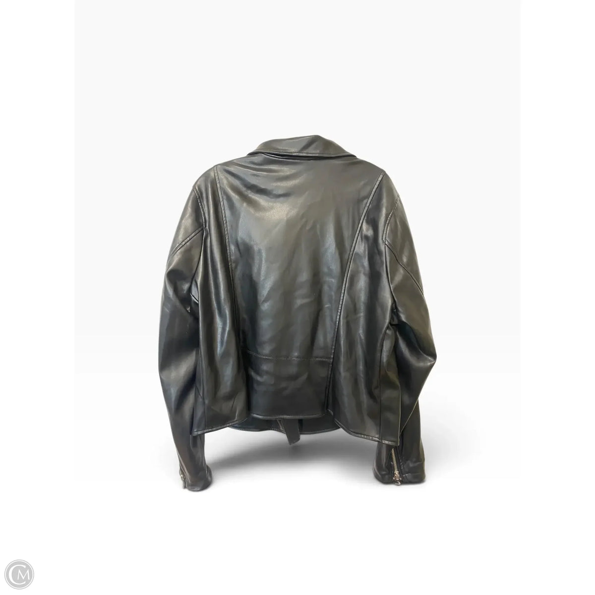 Jacket Leather By Torrid In Black, Size: 3x