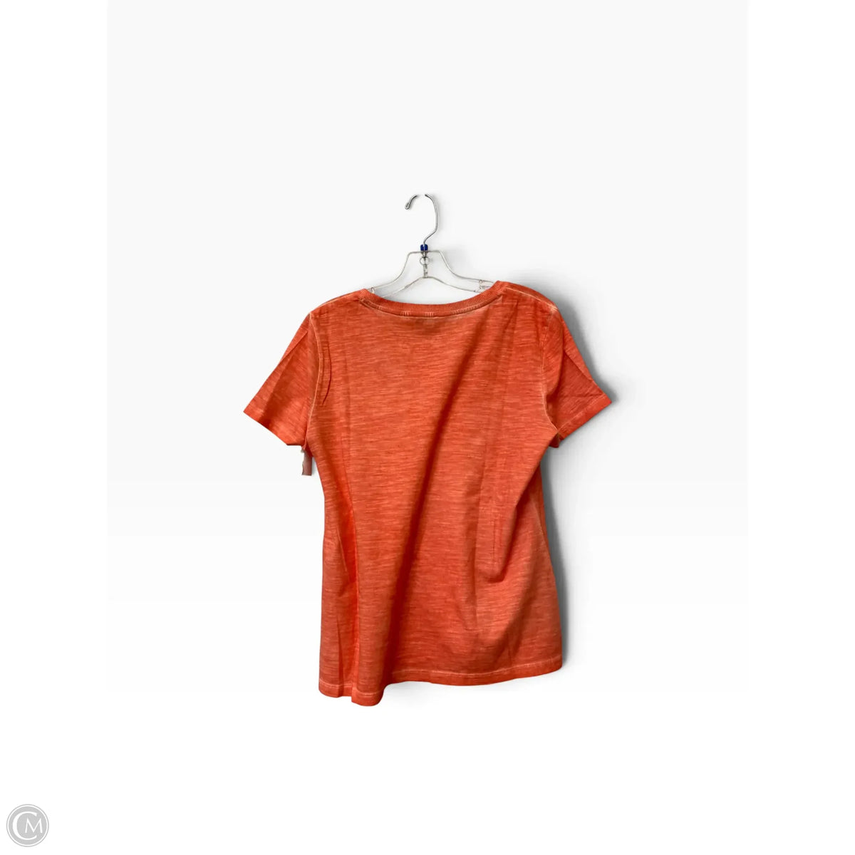 Top Short Sleeve By Chicos In Orange
