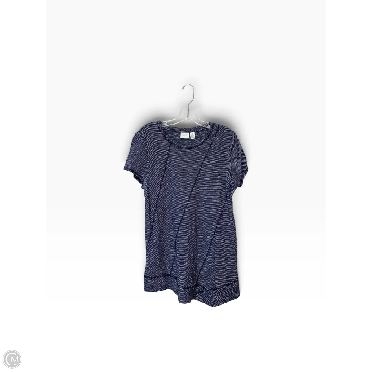 Top Short Sleeve By Chicos In Blue, Size: S