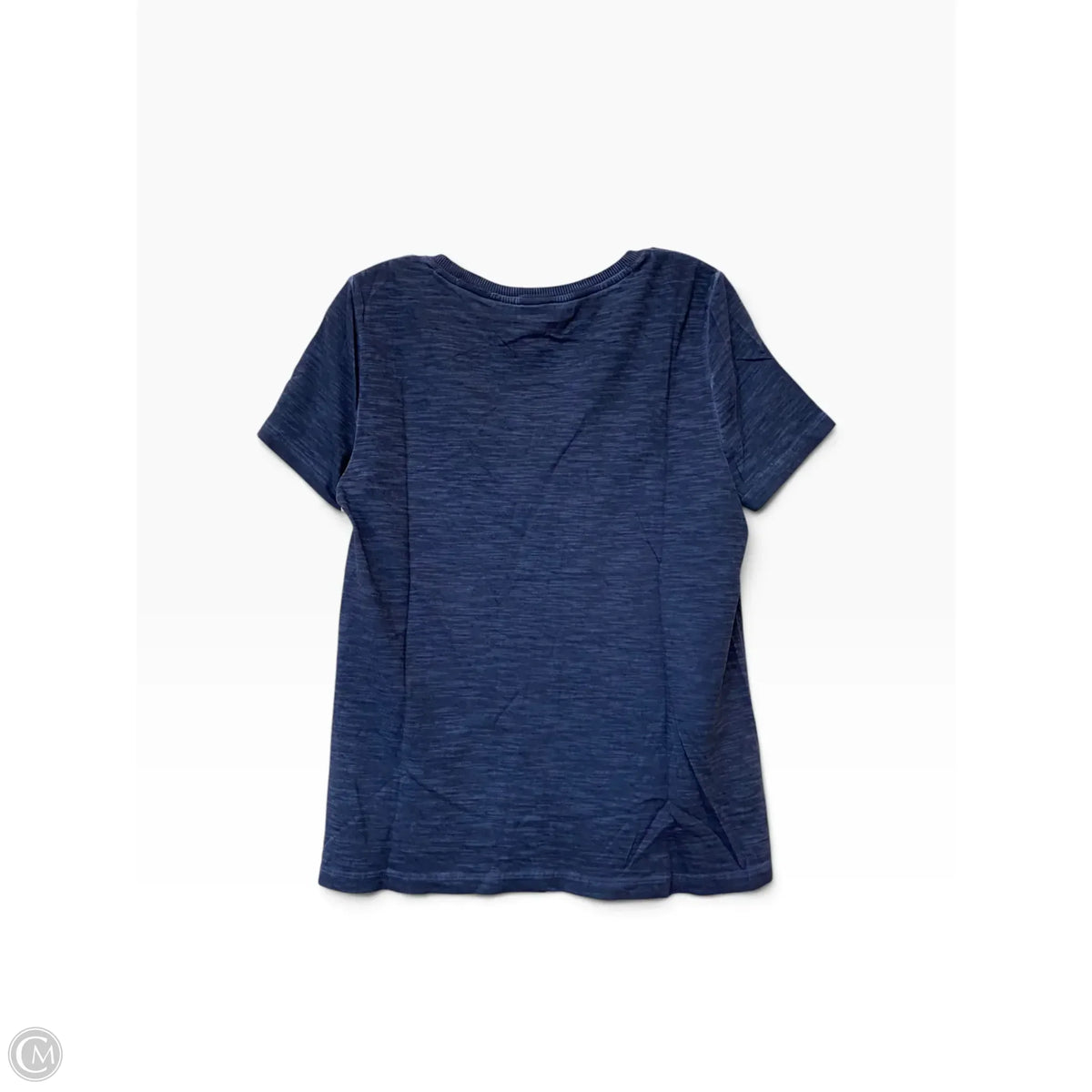 Top Short Sleeve By Chicos In Navy, Size: S
