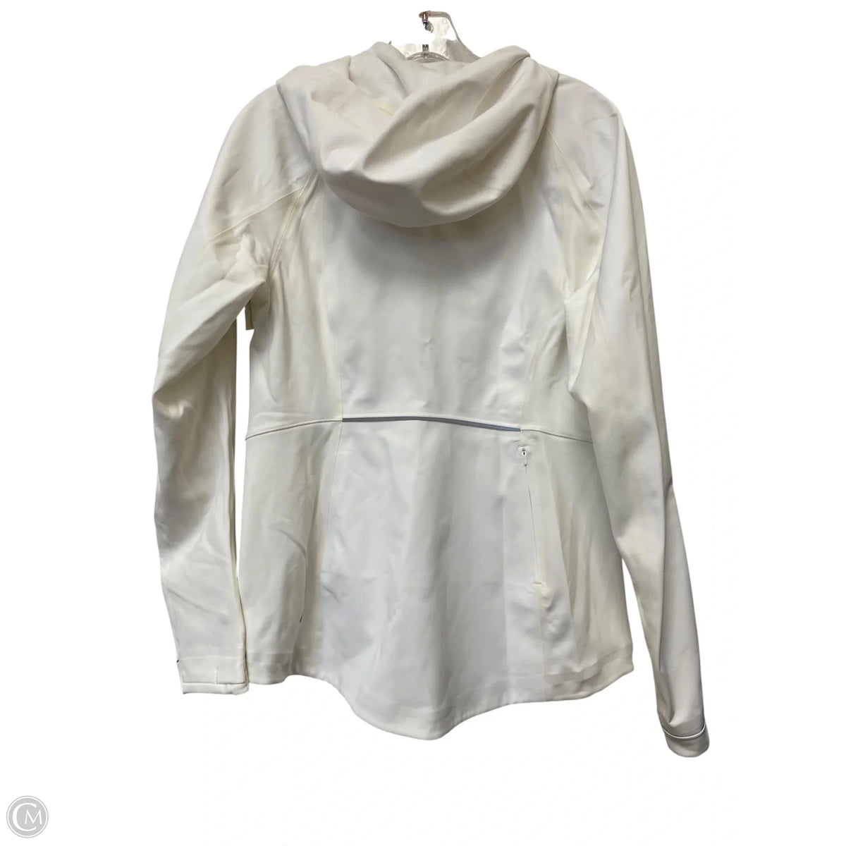 Jacket Windbreaker By Lululemon In White, Size: 10