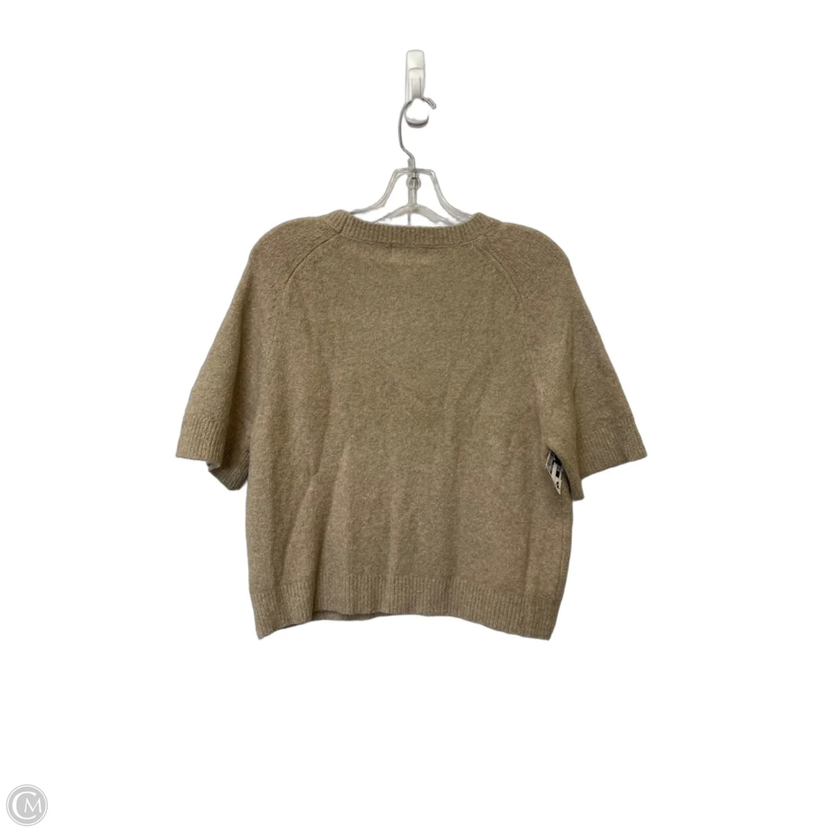 Top Short Sleeve By Universal Thread In Beige, Size: M