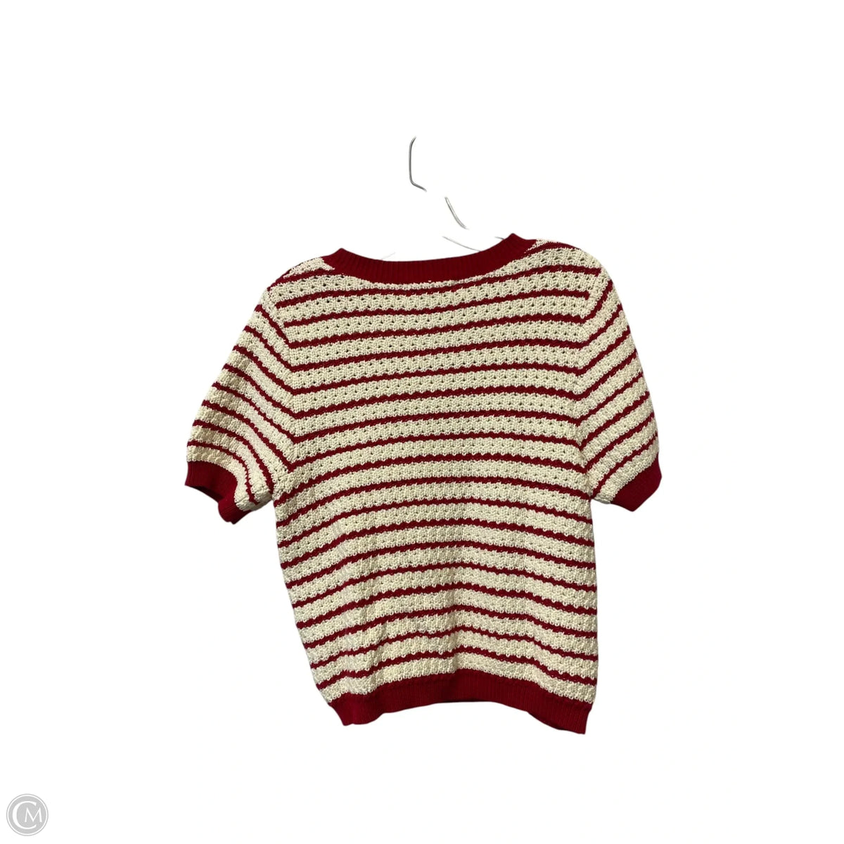 Sweater Short Sleeve By Pinch In Striped Pattern, Size: M
