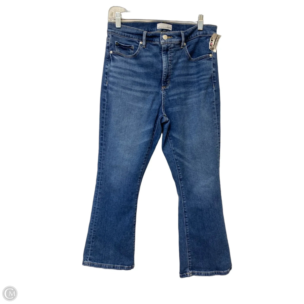 Jeans Boot Cut By Loft In Blue Denim, Size: 8