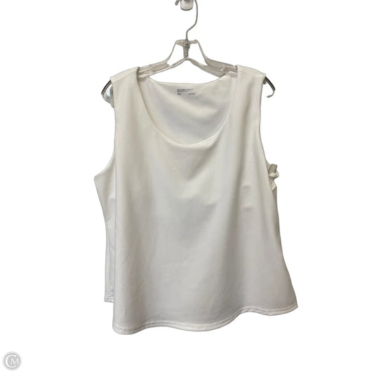 Athletic Tank Top By 32 Degrees In White, Size: 2x