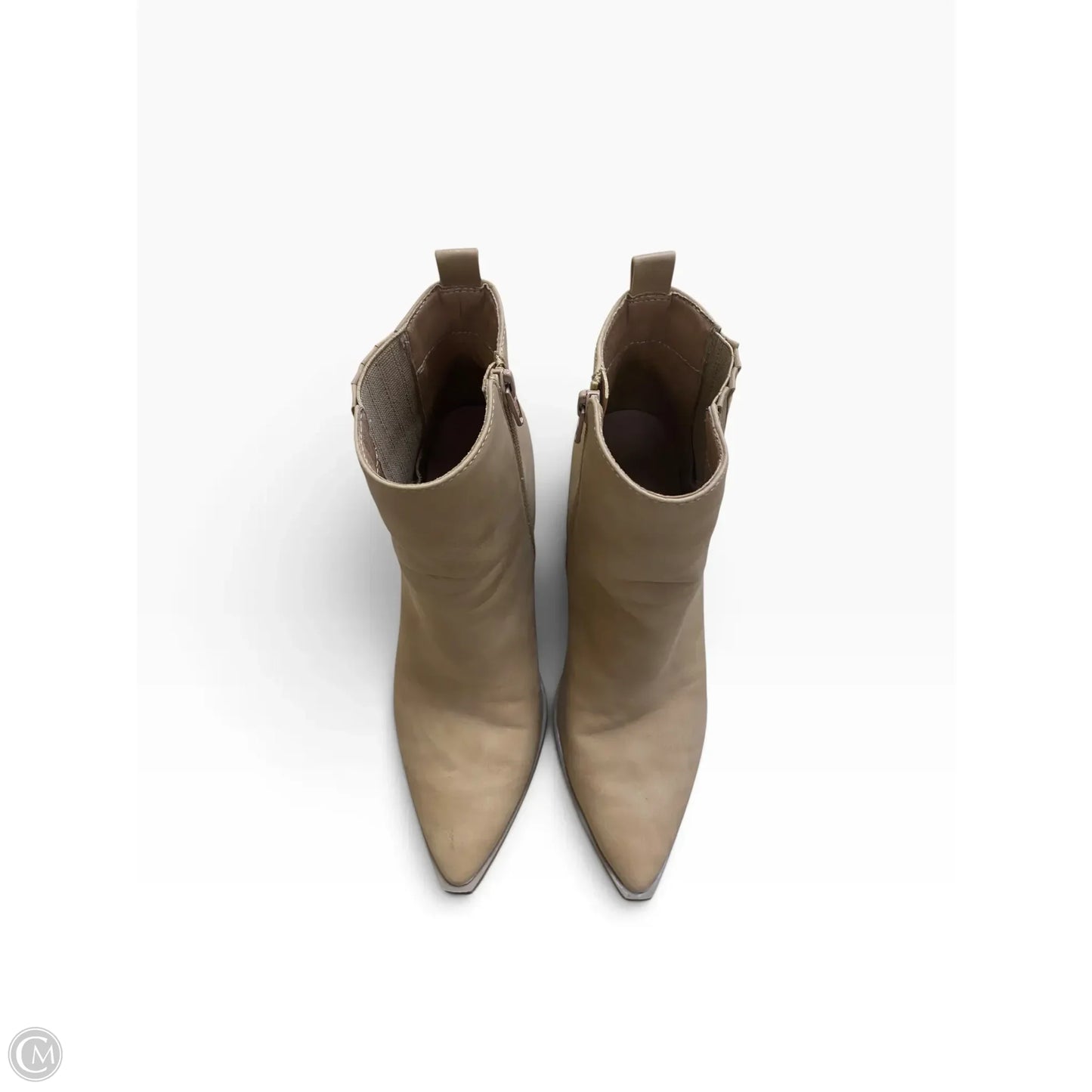 Boots Ankle Heels By Universal Thread In Tan, Size: 9.5